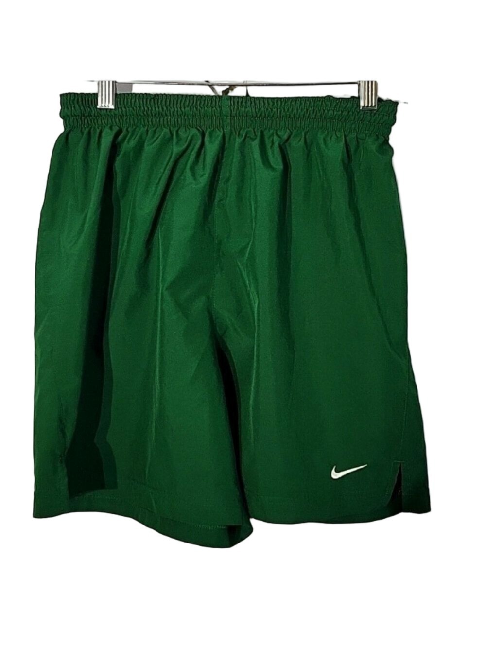 Youth Nike Team Fit-Dry Athletic Lightweight Green Gym Shorts - Size Small